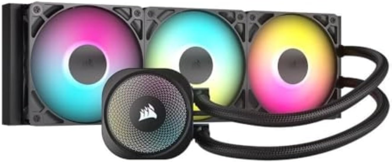 CORSAIR Nautilus 360 RS ARGB refrigeración líquida para CPU, negro