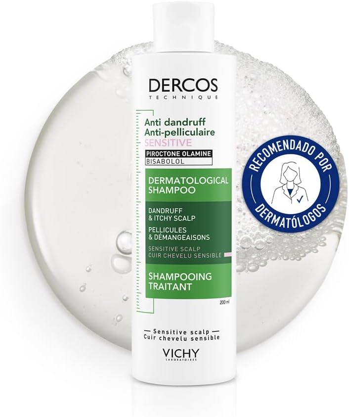 Vichy Dercos Anticaspa Sensible champú para cuero cabelludo sensible 200 ml
