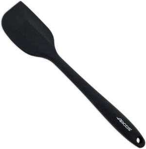 Arcos Espátula de Silicona Plana Rectangular 280 mm Negra