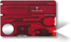 Victorinox Swiss Card Lite Multiherramienta de Bolsillo 13 Funciones, rojo