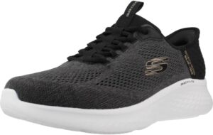 Skechers Skech-Lite Pro Zapatillas Deportivas Hombre, Negro y Gris