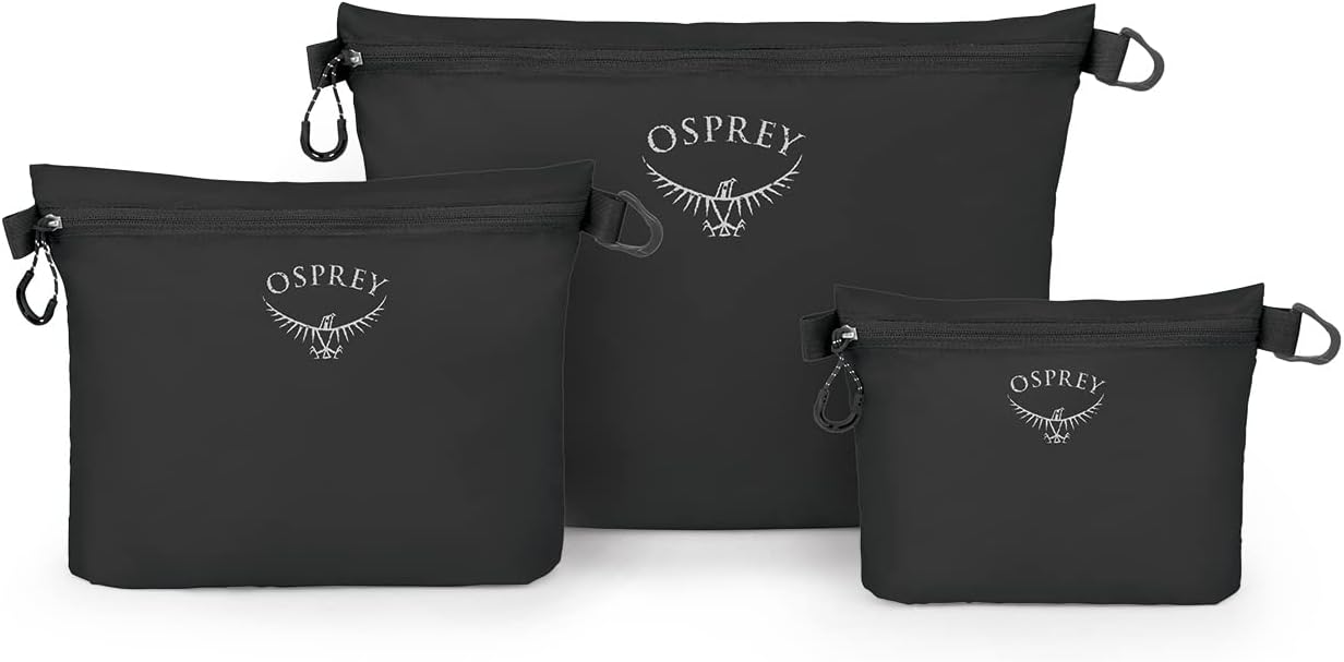 Osprey Ultralight Bolsa con Cremallera, 14 L, negro