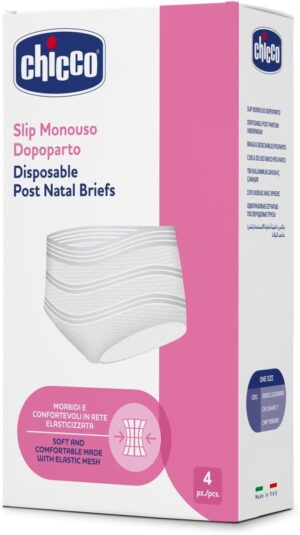 Chicco Mammy Braguitas Desechables de Malla Postparto, 4 unidades