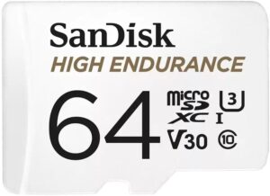 SanDisk High Endurance Video Monitoring 64 GB microSDXC