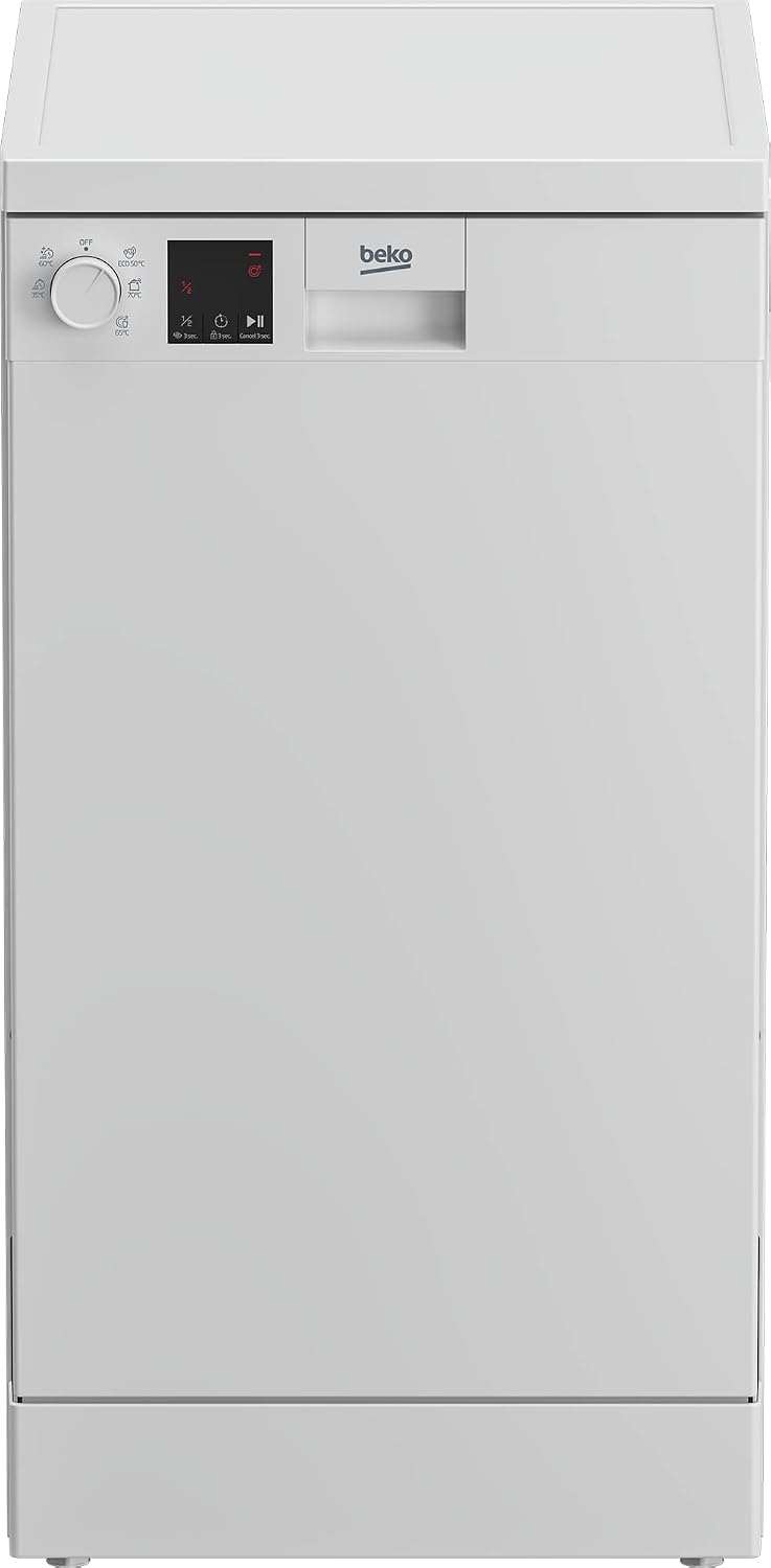 Beko DVS05024W Lavavajillas de Libre Instalación 45 cm