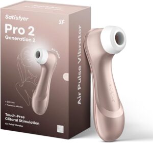 Satisfyer Pro 2 Estimulador Externo con Tecnología Airpulse, oro rosa