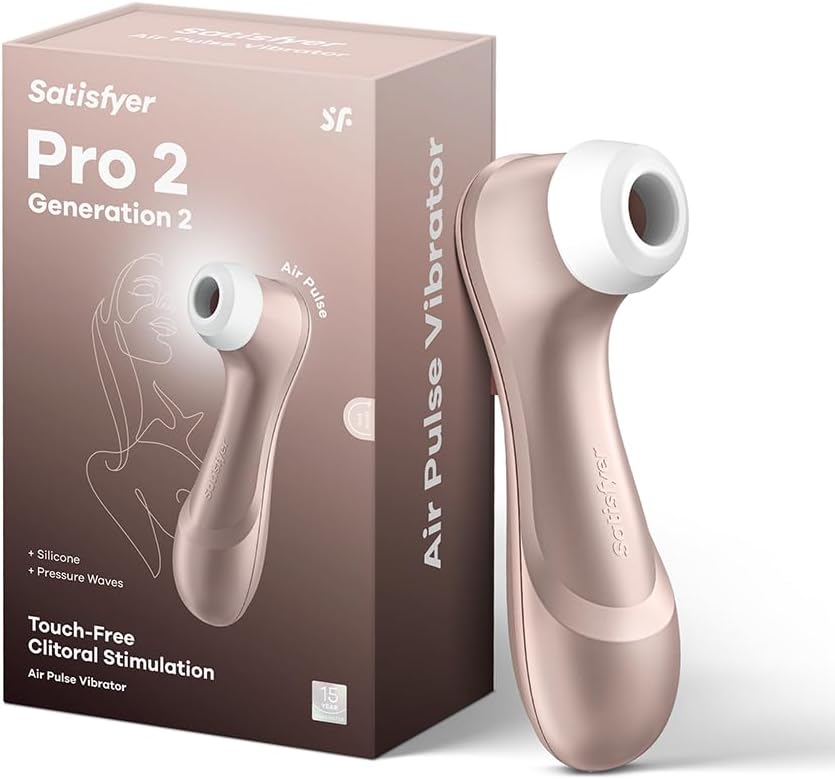 Satisfyer Pro 2 Estimulador Externo con Tecnología Airpulse, oro rosa