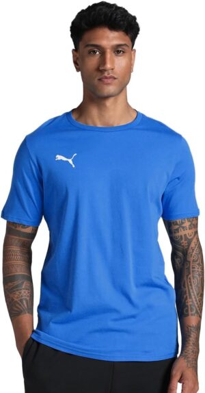 PUMA teamGOAL Casuals Camiseta Hombre, azul