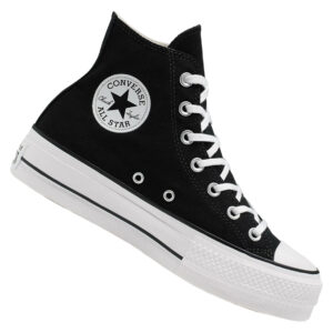 Converse Chuck Taylor All Star Lift Hi zapatillas de plataforma, negro