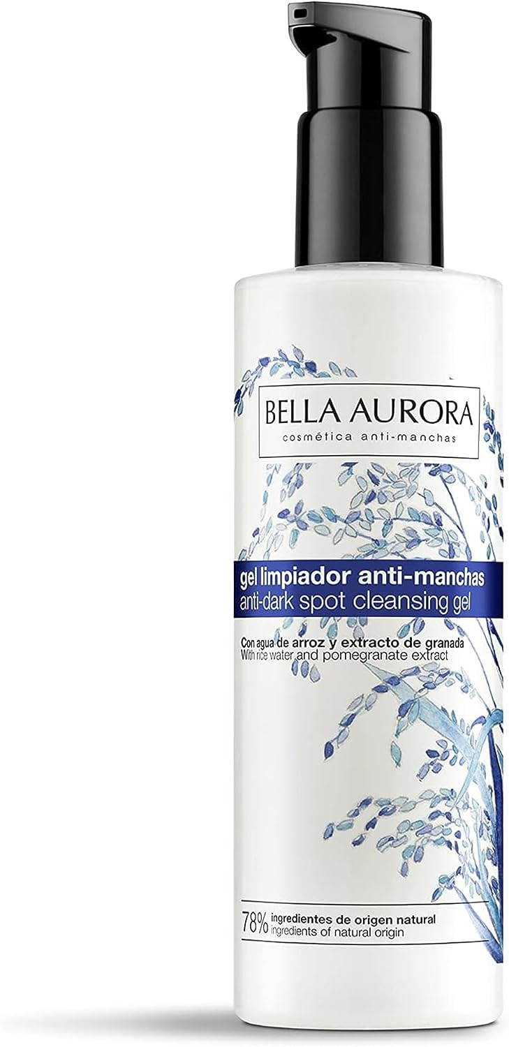 Bella Aurora gel limpiador facial antimanchas con niacinamida, 200 ml