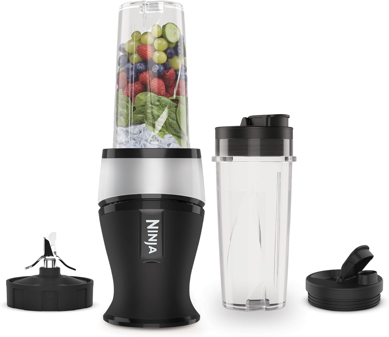 Ninja Slim batidora de vaso de 700 W con 2 vasos de 470 ml
