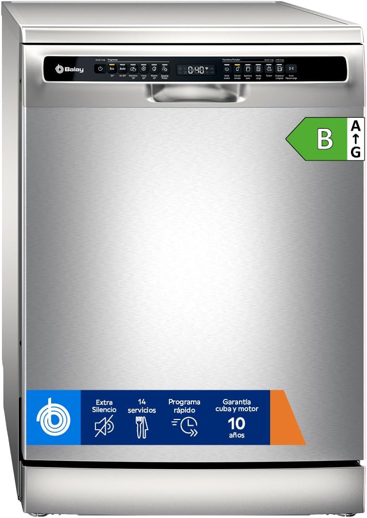 Balay Lavavajillas 14 servicios Silencioso Inox 3VS6361IP