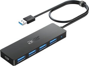 Acer Hub USB 3.0 de 4 puertos, 60 cm