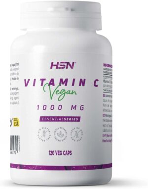 HSN Vitamina C 1000 mg, 120 cápsulas vegetales