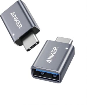 Anker Adaptador USB C a USB 3.0 hembra, pack de 2