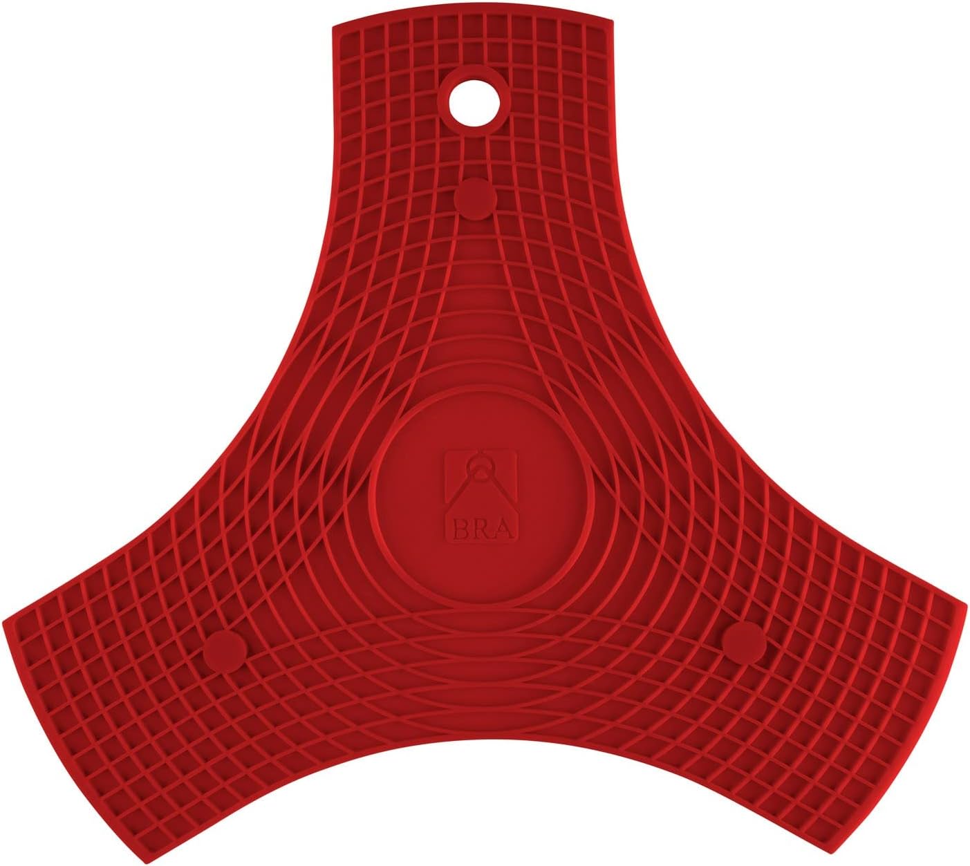 BRA Safe Salvamanteles de Silicona Imantados, Rojo, Pack de 2