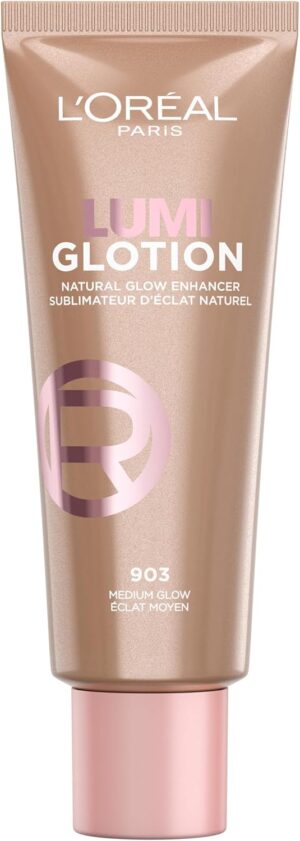 L'Oréal Paris Lumi Glotion Iluminador Líquido Multiusos, tono Medium