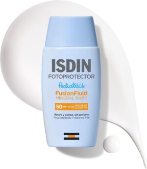 ISDIN Fotoprotector Fusion Fluid Mineral Baby Pediatrics SPF 50, 50 ml