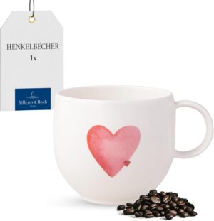 Villeroy & Boch With Love taza con asa Sending Love, 290 ml