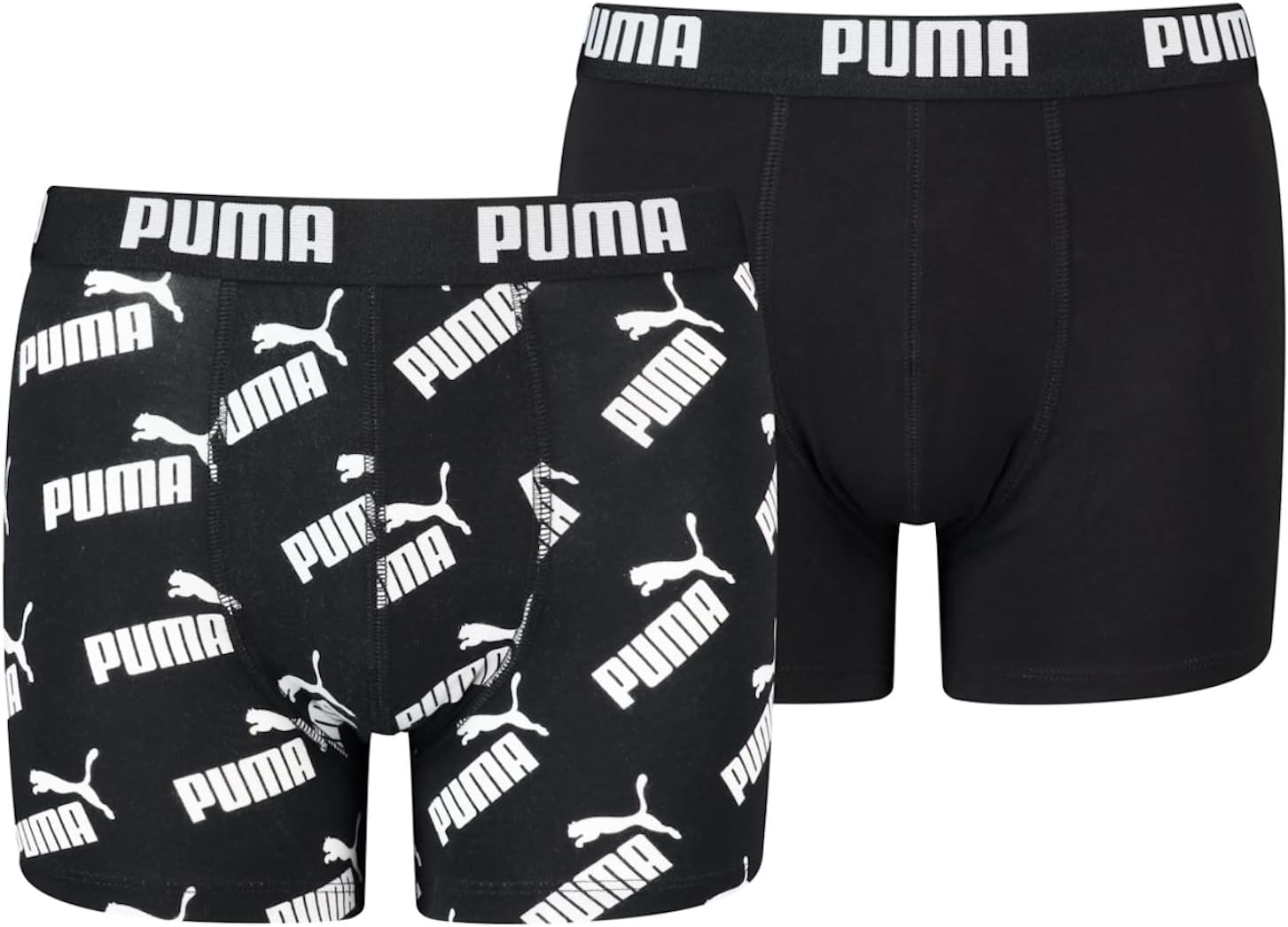 PUMA Everyday Basic Boxers bóxer para niños, pack de 2