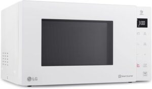 LG MH6535GDH Microondas con Grill de 25 L, 1000 W y Smart Inverter, Blanco