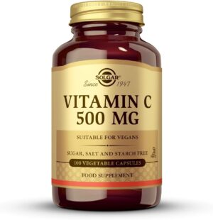 Solgar Vitamina C 500 mg, 100 cápsulas vegetales