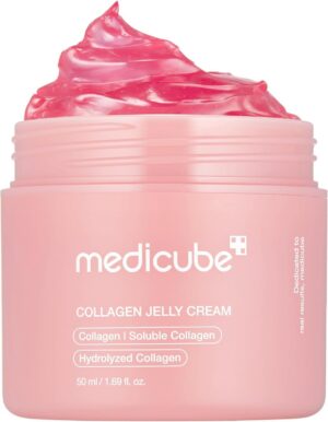 medicube Collagen Jelly Cream Crema Facial con Colágeno Hidrolizado, 50 ml