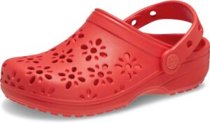 Crocs Classic Floral Cut Out Clog K Zuecos Niños