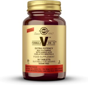 Solgar Fórmula VM-75 multivitamínico y mineral, 30 cápsulas