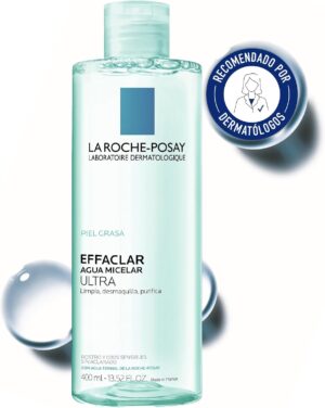 La Roche-Posay Effaclar Agua Micelar Ultra 400 ml, piel mixta a grasa