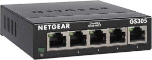 NETGEAR Switch Ethernet 5 Puertos Gigabit No Gestionable GS305