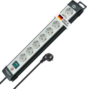 Brennenstuhl Premium-Line regleta de enchufes con 8 tomas y cable de 5 m