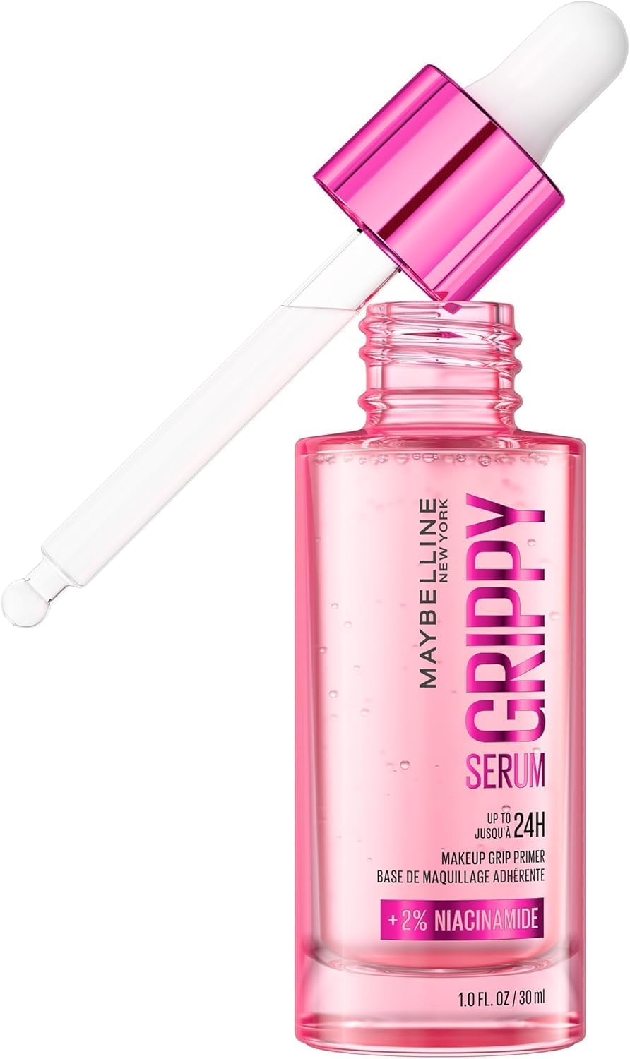 Maybelline New York Prebase Facial Grippy Serum Primer con niacinamida, 30 ml