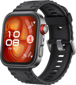 HUAWEI Watch FIT 4 Pro Smartwatch con caja de zafiro y titanio, negro