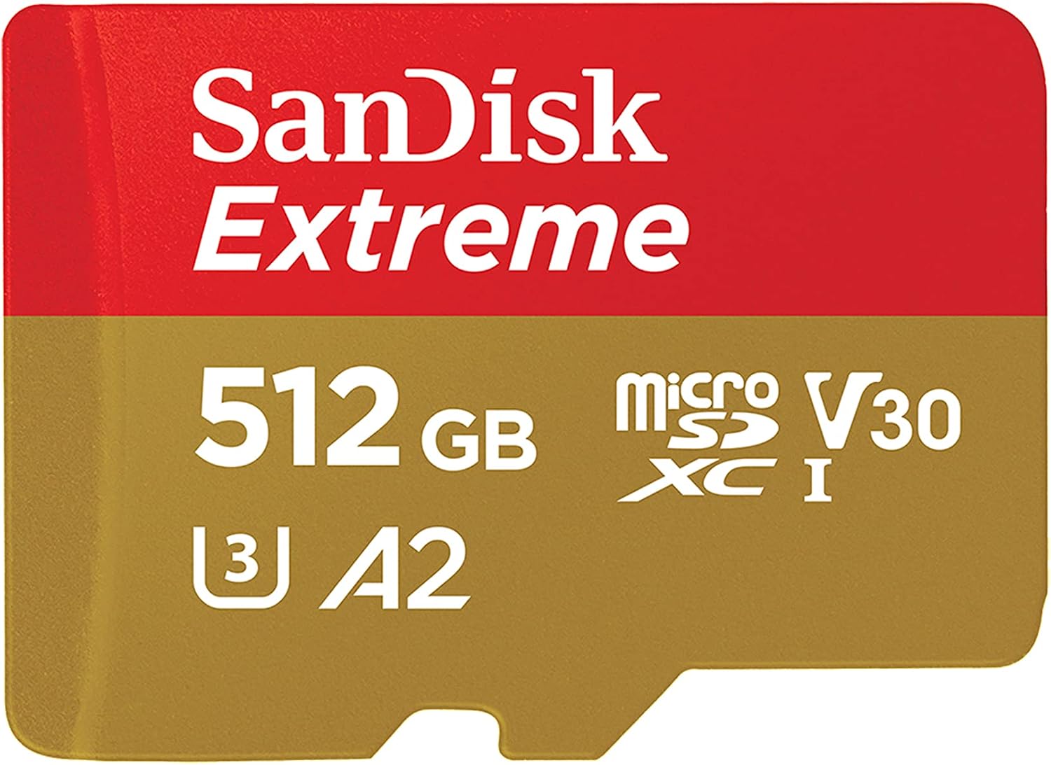 SanDisk Extreme microSDXC 512GB con adaptador SD, UHS-I A2 V30 Clase 10