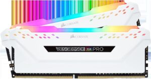CORSAIR Vengeance RGB Pro 32GB (2x16GB) DDR4 3200MHz C16, blanco