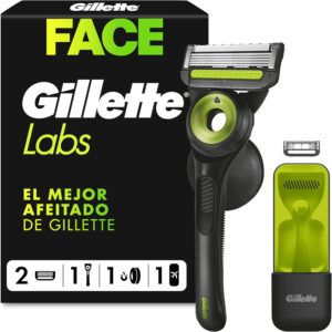 GilletteLabs Maquinilla de Afeitar Neon Night Edition con 2 Recambios