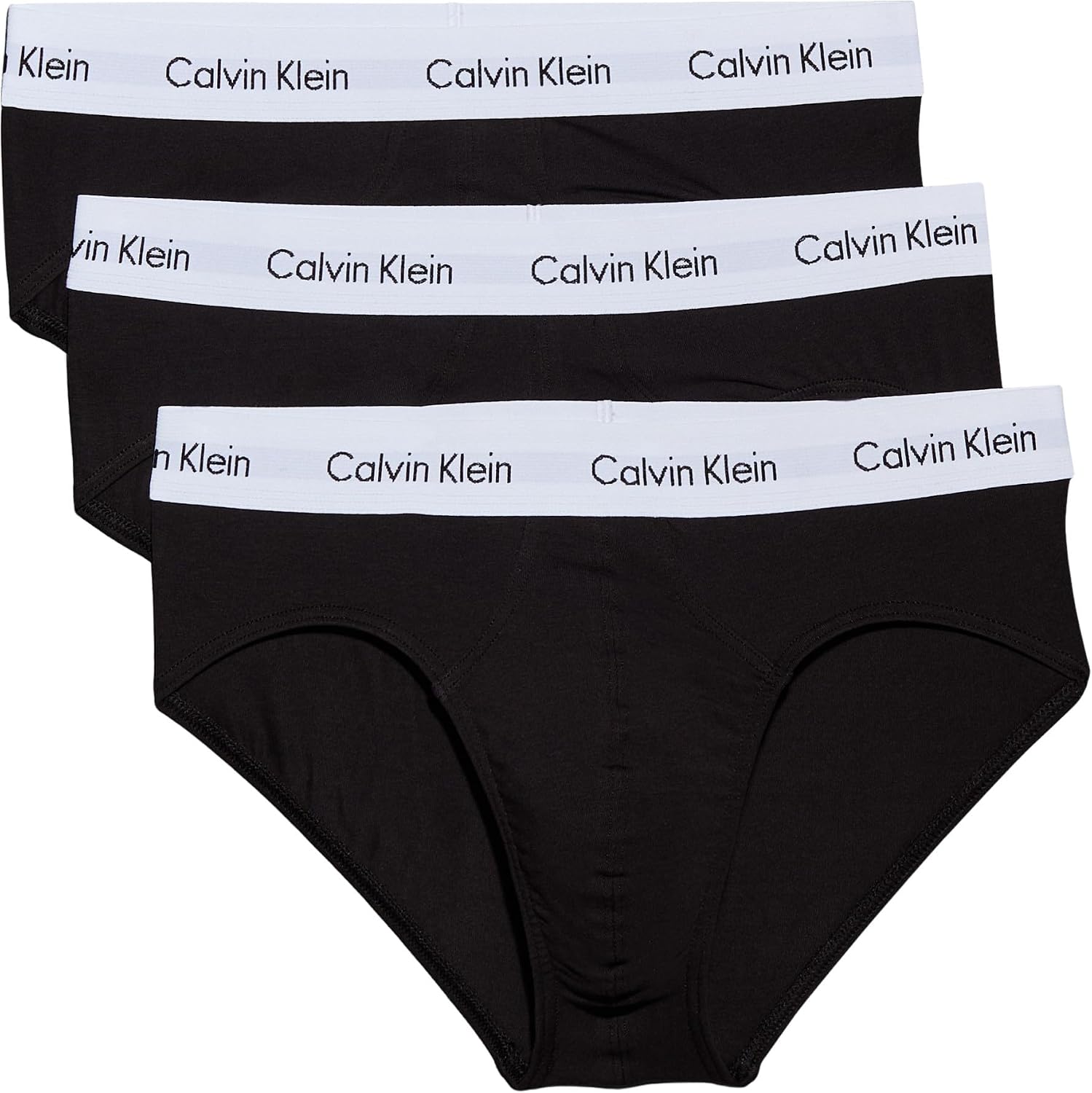 Calvin Klein Calzoncillos Hip Brief Hombre Pack de 3