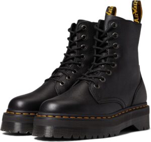 Dr. Martens Jadon III botas con plataforma de cuero, negro