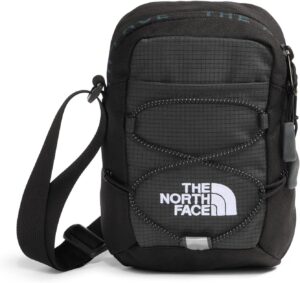 The North Face Jester Crossbody bolso deportivo para hombre, gris asfalto y negro