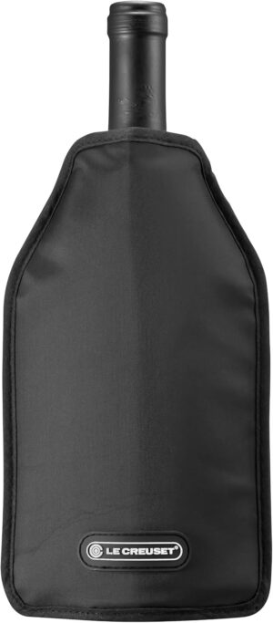 Le Creuset funda enfriadora para botellas de vino o cava WA126, negro