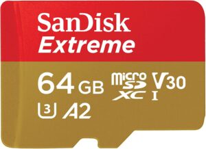 SanDisk Extreme 64 GB microSDXC UHS-I Class 10