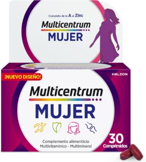 Multicentrum Mujer multivitamínico, 30 comprimidos