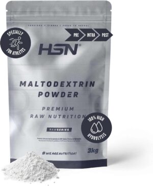HSN Maltodextrina en polvo 3 kg, sabor neutro, vegana