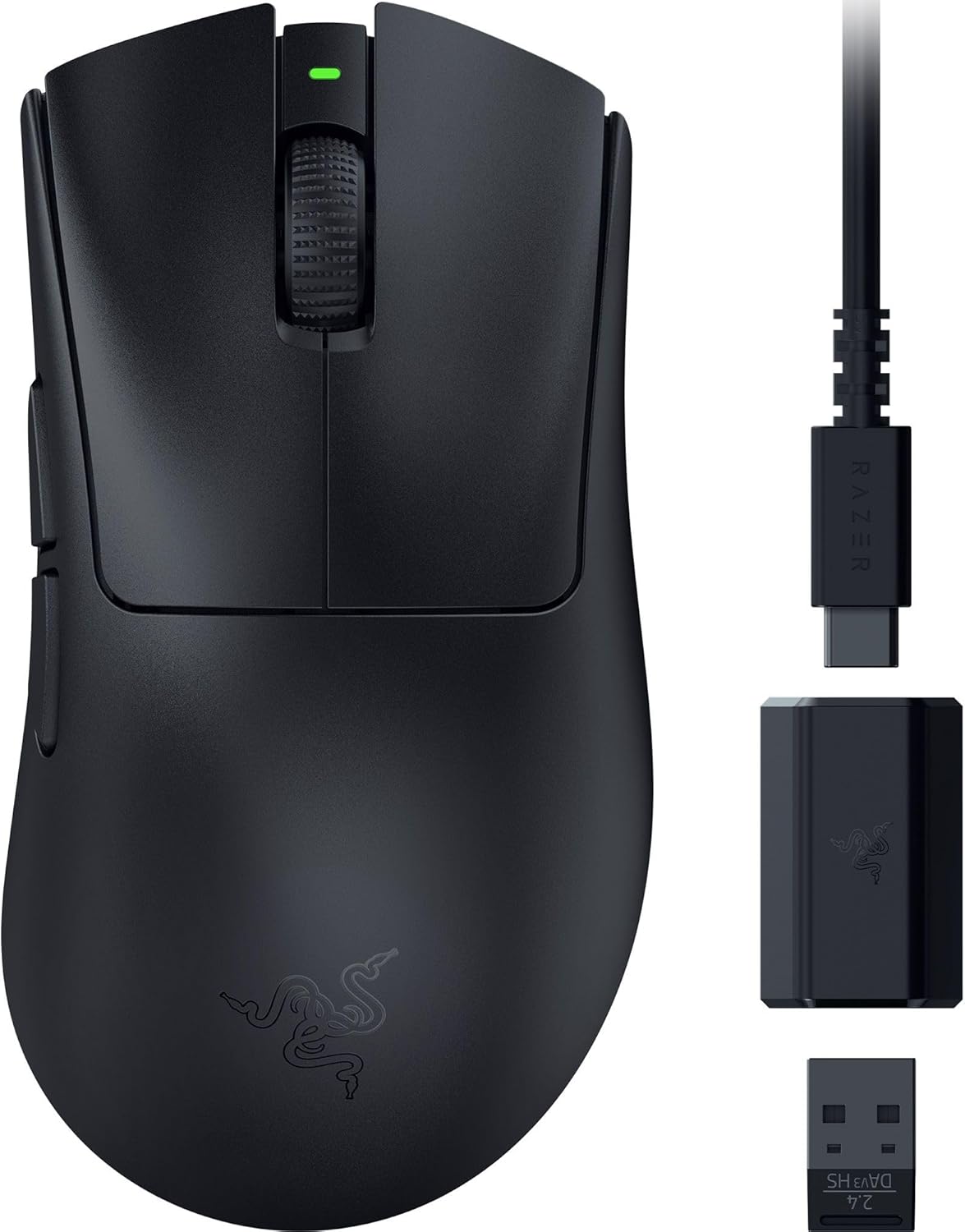 Razer DeathAdder V3 HyperSpeed ratón gaming inalámbrico, negro