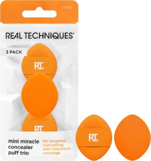 Real Techniques Mini Miracle Trío de esponjas para corrector