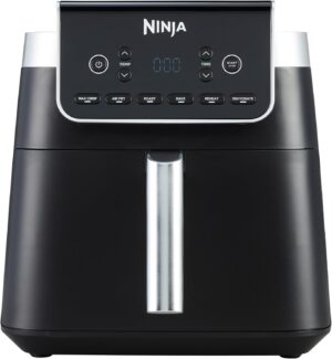 Ninja MAX PRO, freidora de aire sin aceite de 6,2 L con cajón cuadrado, gris