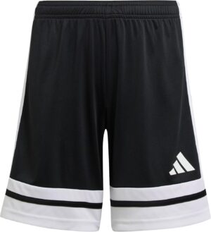 adidas Squadra 25 pantalón corto para niños, negro y blanco