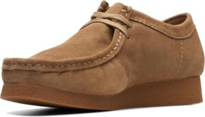 Clarks Wallabee EVO Zapatos de Ante, color Dark Sand