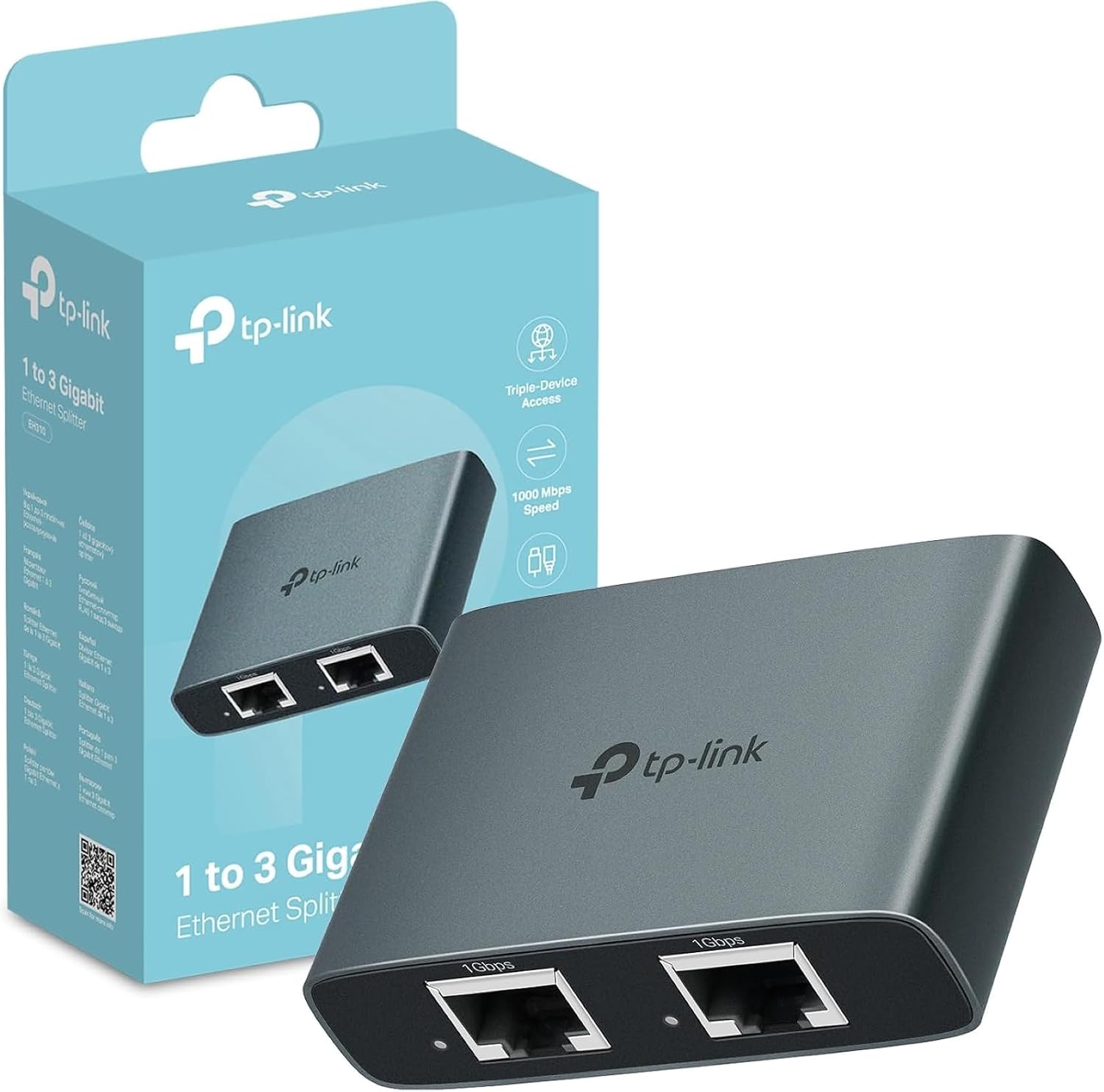 TP-Link EH310 Switch Ethernet Gigabit de 1 a 3 Puertos RJ45